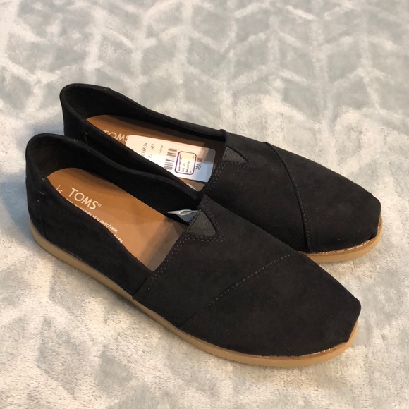 Toms Shoes - TOMS new with tags.  Black microfiber womens shoe
